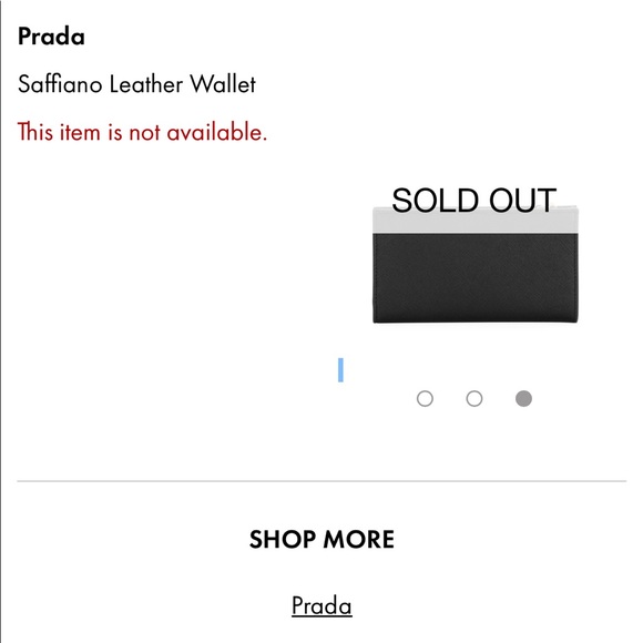 Prada Saffiano Leather Wallet - Picture 3 of 9